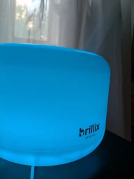 Зволожувач повітря ультразвуковий нічник аромадифузор Brillix AromaGlow 480X для дому ароматичний 480 мл з led підсвічуванням на 6 кольорів і пультом в комплекті арома олія зволожувачі