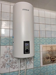Бойлер Swan SRB-30w1 круглий slim 30л з сухим ТЕНом 2кВт