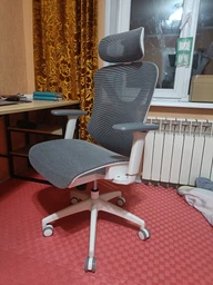 Крісло офісне Officepro Atlas OC630-W-LG-LG