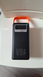 Повербанк 50000 mah 20W Super Fast Charge с LED дисплеем и быстрой зарядкой PD/QC 3 порта powerbank павербанк для телефона apple айфона iphone самсунг samsung роутера планшета универсальный с фонариком чорний