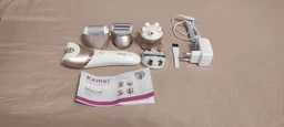 Епілятор бездротовий Kemei суха і волога депіляція 5в1 з насадками депілятор пемза масажер бритва пілінг з підсвіткою фото від покупців 1