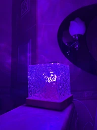 Ночник от USB куб звездное небо LED настольная RGB лампа 16 цветов для спальни и детской + пульт фото от покупателей 6