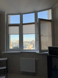 Рулонна штора Льон 37,5*150 см Червоний М-610 фото від покупців 1