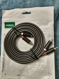 Инсертный кабель Ugreen AV104 2RCA to 2RCA Audio Cable 1 м Black (90401971/30747)