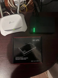 Источник бесперебойного питания для роутера UPS Power Bank 10400 mAh 36 Вт с выходами 5V 9V 12V и POE 15V/24V, универсальный бесперебойник ИБП для сетевого оборудования, интернета, модема, видеонаблюдения Черный, NET-36-Black