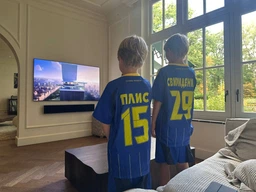Форма футбольна дитяча з індивідуальним нанесенням символіка збірної УКРАЇНИ 2025 SP-Sport CO-4671 Розмір 24 Зріст 130-140 Жовтий