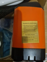 Портативный душ на аккумуляторе, 4800 мАч, c дисплеем, от USB / Аккумуляторный душ / Туристический душ / Походный душ фото от покупателей 1