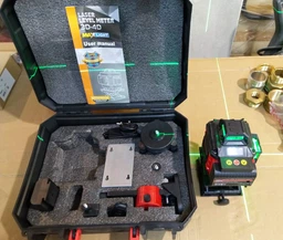 Лазерний рівень нівелір Laser Level 4D 2 акумулятори 16 ліній зелений промінь у кейсі червоний фото від покупців 1