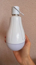 Аварийная аккумуляторная светодиодная LED лампа E27 20W 2 акамулятора 18650 фото от покупателей 4