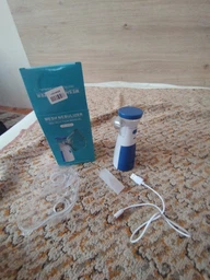 Портативный ультразвуковой ингалятор небулайзер Mesh Nebulizer для детей и взрослых, ручной для дыхательной терапии фото от покупателей 1