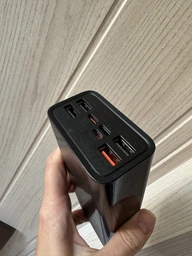 Повербанк портативное зарядное устройство Power Bank Baseus Amblight 30000 mAh premium 65W 6A с Led дисплеем и технологией QC3.0+PD3.0 Black