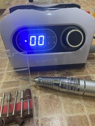 Фрезер для манікюру Nail Drill ZS-717 PRO на 70 Вт / 50000 обертів синій