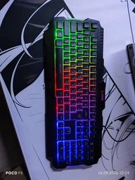 Клавиатура MSI FORGE GK100 104key, USB-A, EN/UKR/RU, ColorLED, черный