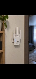 Wi-Fi ретранслятор усилитель до 300м² для роутера 300Мб/с, двухдиапазонный 2.4G + 4G вай фай ретранслятор усилитель сигнала - WIFI повторитель с LAN портом - расширитель покрытия сети