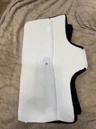 Ортопедична подушка з ефектом пам'яті для шиї та плечей 62×37-8-12 см,Memory Foam,метелик чорно-білий KT7006275