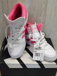 Детские Кроссовки Hoops 4.0 Mid Kids adidas JI0906 35.5 (35.5 EUR) белый (4067904486305)