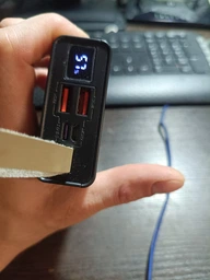 Повербанк 20000 mah 22.5W Super Fast Charge 10192 з LED дисплеєм і швидкою зарядкою PD/QC 3 порта powerbank павербанк для телефона apple айфона iphone самсунг samsung роутера планшета універсальний з ліхтариком фото от покупателей 13