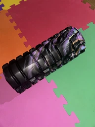Масажний ролик Grid Roller Multi 33 см помаранчевий (ролер, валик, циліндр для МФР та йоги, масажер для спини, ніг, рук, шиї) SC-2021-OR