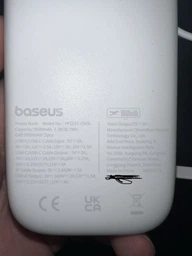 УМБ Baseus EnerFill FC31 20000 mAh 45W White (6932172695811)