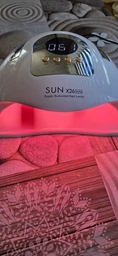Профессиональная лампа для маникюра Nail Lamp SUN X 26 MAX 380W UV/LED для покрытия ногтей гель лаком, гелем белая