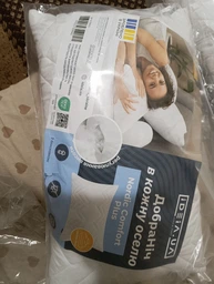 Подушка NORDIC COMFORT+ TM IDEIA 40х60 см на молнии білий (8-34693*001) фото от покупателей 2
