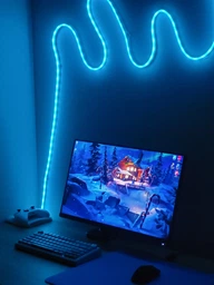 Гнучка неонова LED Neon RGB стрічка 5 м з Bluetooth управлінням пультом і додатком фото від покупців 1