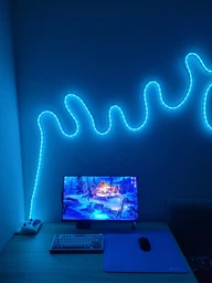 Гнучка неонова LED Neon RGB стрічка 5 м з Bluetooth управлінням пультом і додатком