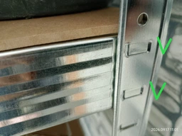 Стеллаж 4P StrongShelf 180Х90X40 см оцинкованный, равномерная нагрузка 175кг/полка, общая нагрузка до 875кг фото от покупателей 2