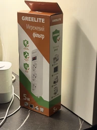 Мережевий фільтр подовжувач на 3 розетки Greelite SP3 5 м Білий (SP35DLNTLC1) FG22