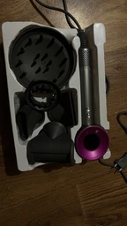 Професійний фен стайлер для волосся Super Hair Dryer 1600 Вт + 5в1 насадок, рожевий, фуксія фото від покупців 4