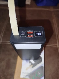 Повербанк 20000 mah 22.5W Super Fast Charge 10192 з LED дисплеєм і швидкою зарядкою PD/QC 3 порта powerbank павербанк для телефона apple айфона iphone самсунг samsung роутера планшета універсальний з ліхтариком фото от покупателей 5