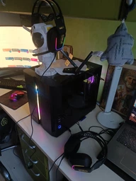 Наушники игровые проводные с микрофоном X13 RGB подсветка 3.5mm + USB фото от покупателей 3