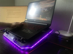 Охлаждающая подставка для ноутбука Dyxon MEGAFREEZE 15 Gaming Pro RGB Illumination Black (DXNMGFGP15B)