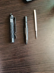 Металлическая ручка Stylo черная, 15×1.4 см, черная (98425569)