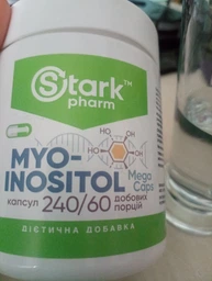 Инозитол Stark Pharm Myo-Inositol (мио-инозитол) 500 мг 240 капсул (6738)