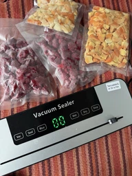 Вакууматор для продуктов с УФ-стерилизацией — вакуумный упаковщик для сухих и влажных продуктов, кухонный вакуумный аппарат с резаком фото от покупателей 1