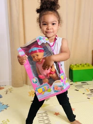 Плавающая Кукла Интерактивная Для Ванной Шарнирные Ножки Swimming Doll Девочка Плавчиха 33 см фото от покупателей 1