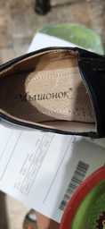 Туфли школьные для мальчика Mishonok T1611 36 Чёрный фото от покупателей 5