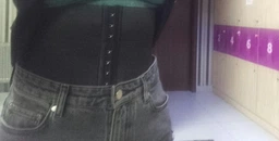 Корсет Утягивающий для похудения талии двойная утяжка Super waist 2XL Черный