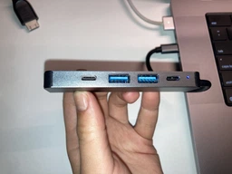 Адаптер преобразователь конвертер Type-C - HDMI 4K + USB Lemorele 5 в 1 фото от покупателей 1