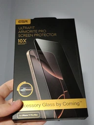 Захисне скло ESR UltraFit Armorite Pro Tempered Glass 1-pack до iPhone 17 Pro Max Black (1D89700202)