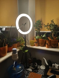 Світлодіодна лампа RZTK кільцева Light Ring 30 USB + штатив 2.1 м фото від покупців 4