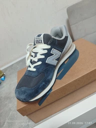 Чоловічі кросівки демісезонні 574 47 Blue-Grey-Black