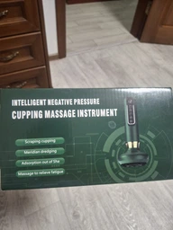 Масажер вакуумний 6 режимів Cupping Massage Pro від мережі + олія 1 шт білий фото від покупців 1