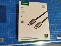 Кабель Ugreen DisplayPort 2.1 VESA Certified с поддержкой 16K@30Hz и 8K@240Hz 2 м Black (15384) фото от покупателей 5