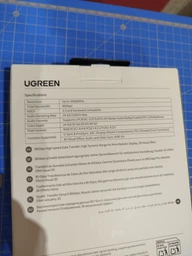 Кабель Ugreen DisplayPort 2.1 VESA Certified с поддержкой 16K@30Hz и 8K@240Hz 2 м Black (15384) фото от покупателей 2