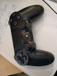 Геймпад PS4 бездротовий DualShock 4 джойстик Bluetooth акумуляторний контролер для ігор консолі смартфона планшета сумісний з ПК смартфоном Android iOS iPad V2 Sony wireless USB зарядка портативний ігровий ергономічний тригерний оригінал pro чорний