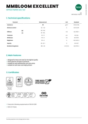 Упаковка паперу офісного MM BLOOM Essential А4 80г/м2 клас А+ 500 аркушів х 5 шт.