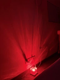 Нічник від USB куб зоряне небо LED настільна RGB лампа 16 кольорів для спальні та дитячої + пульт фото від покупців 5