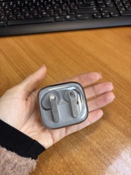 Навушники вкладиші Buds 4 TWS бездротові з активним шумопоглинанням Bluetooth-підключенням і зарядним футляром для самсунгу айфону iPhone Samsung White LEXEGO SM-B4N-W фото від покупців 1